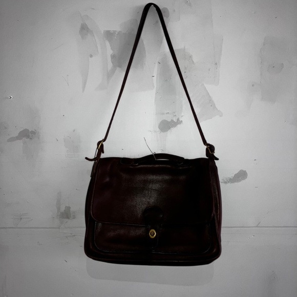 Vintage Coach 70s brown leather men’s bag - Picture 9 of 9